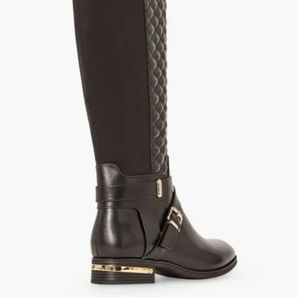 Annabeth Quilted Flat Boot size 7 - Picture 3 of 4